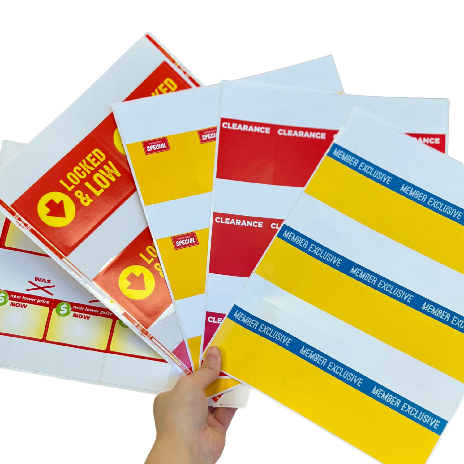 Retail Tags & Shelf Talkers